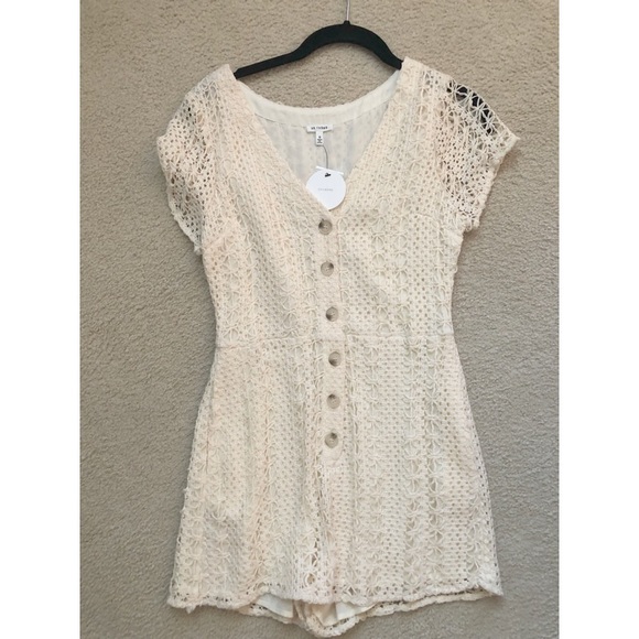En Creme Pants - Vici Dolls Crochet Romper
